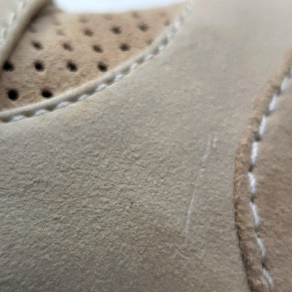 ASOS Taupe Faux Suede Combat heeled Bootie 9 - Picture 10 of 16